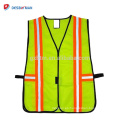 Chaleco de seguridad rosado de la alta visibilidad recientemente Chaqueta de la alta visibilidad Chaleco de trabajo Chaleco reflectante de seguridad de la ropa de trabajo al aire libre